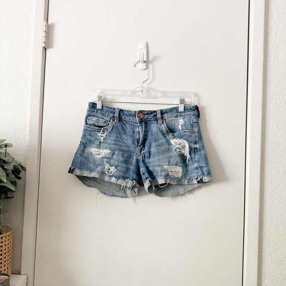 ☀️ BLANK NYC The Fulton Denim Jean Shorts Distressed Size 26 Casual Boho Cute - Picture 1 of 5